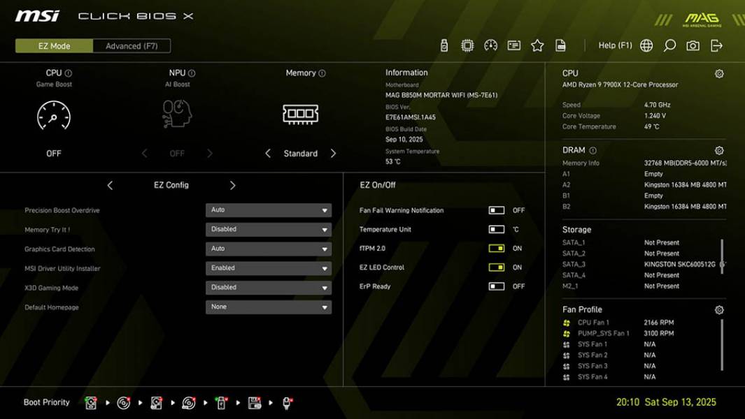 MSI MAG B850M MORTAR WIFI-4
